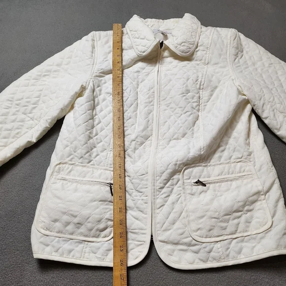 Quilted Jacket JM Collection - Light Spring Fall Jacket Sz Med - Picture 9 of 9